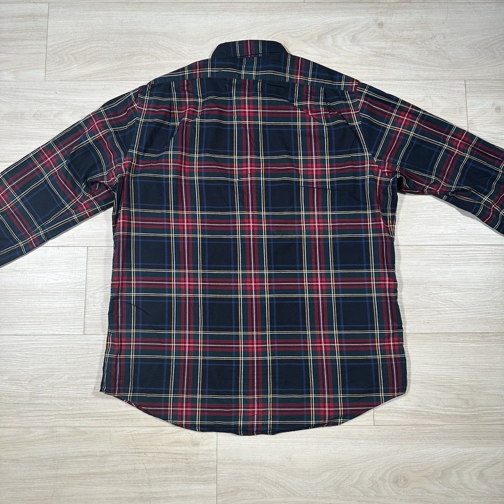 Polo Ralph Lauren Shirt Mens XL Red Plaid Classic Fit Button up Long Sleeve 90s - Picture 4 of 9